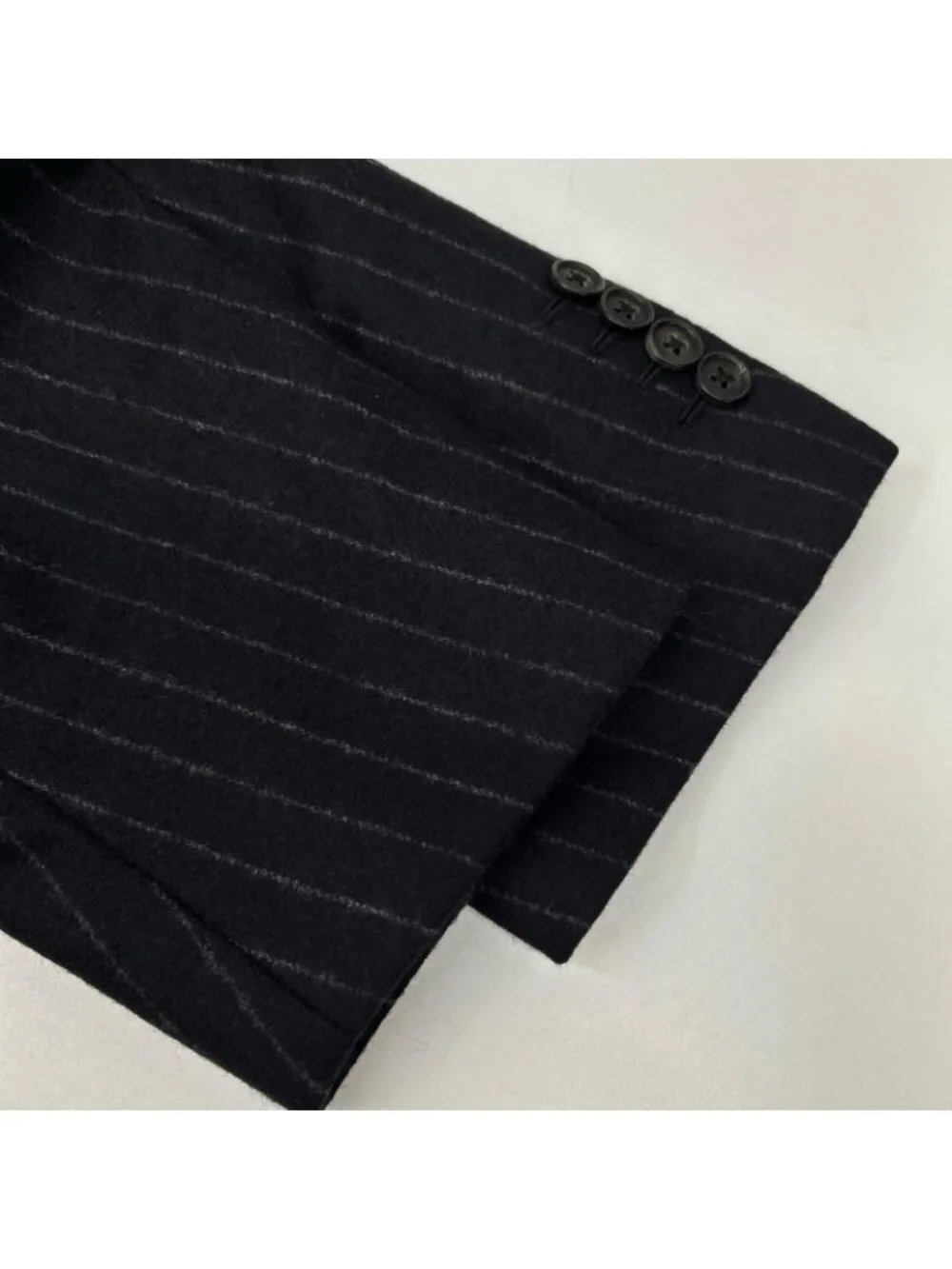 Hermes Virgin Wool 100 Jacket Pants Suit Set 54